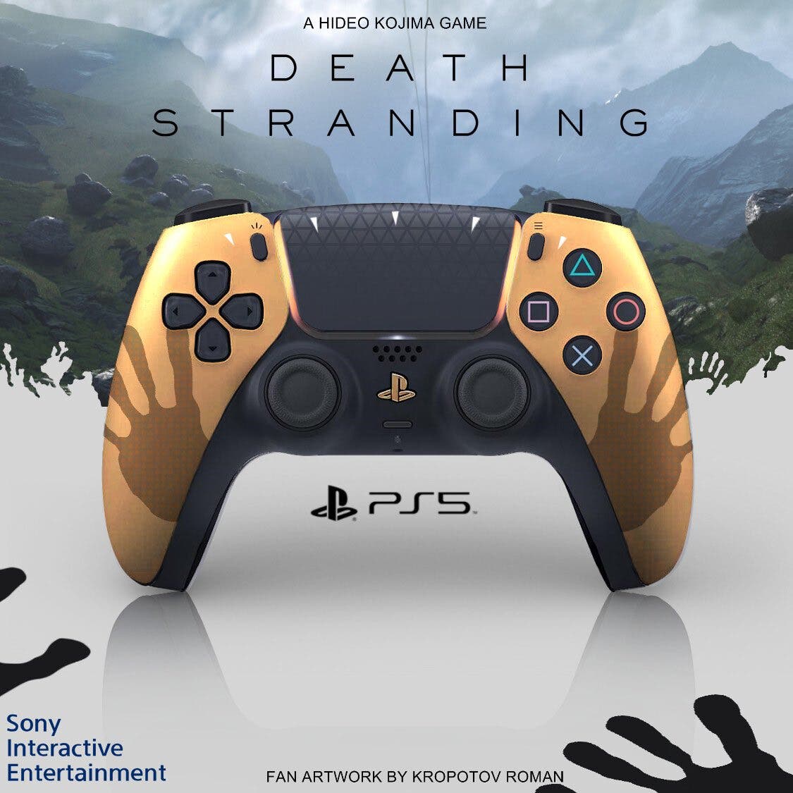 Diseñan un DualSense de PS5 inspirado en Death Stranding con increíbles  resultados