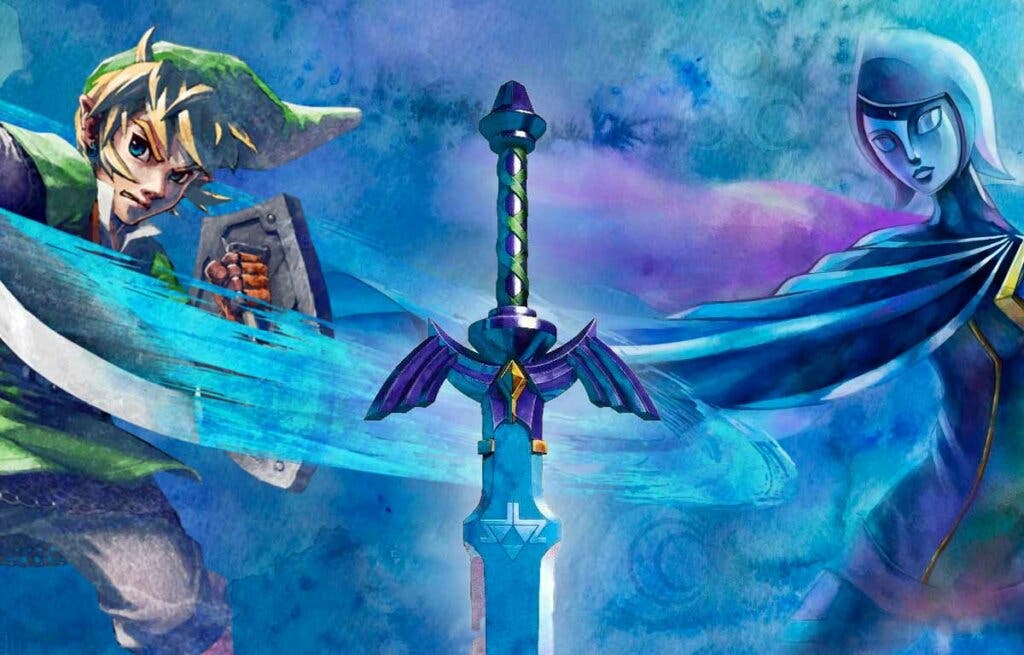 Los dos personajes de Zelda Skyward Sword HD