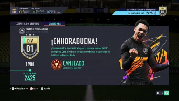 Division Rivals Rewards Fifa 22 Time