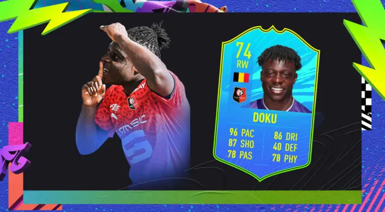 Imagen de FIFA 21: Doku Jugador de Nación de Plata, con cinco estrellas de filigranas, es la nueva versión gratuita de Ultimate Team