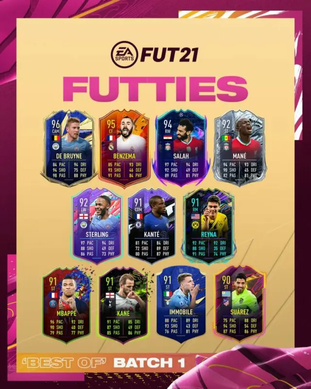 FIFA 21: todas estas cartas especiales vuelven a estar disponibles en sobres + Tavernier FUTTIES gratuito primer lote 