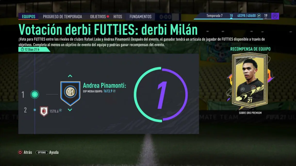 FIFA 21: ya puedes elegir y apoyar a tu candidato favorito para ser jugador gratuito de FUTTIES Ultimate Team