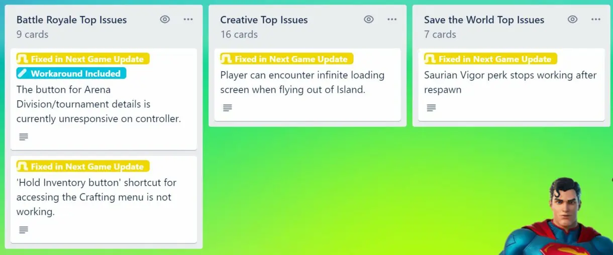 fortnite bugs