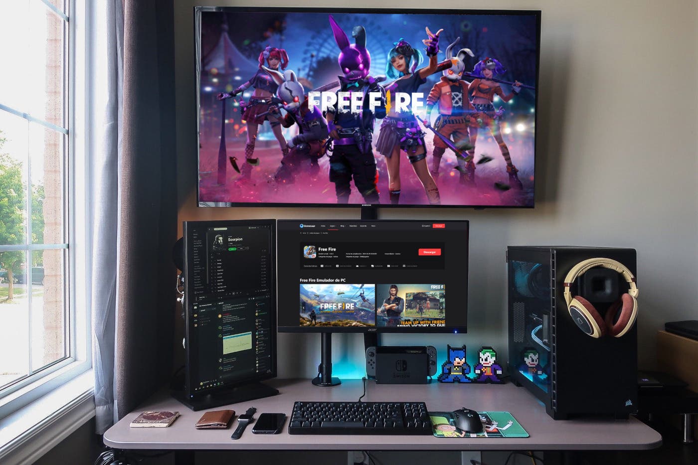 Cómo administrar varias cuentas de Free Fire en una PC