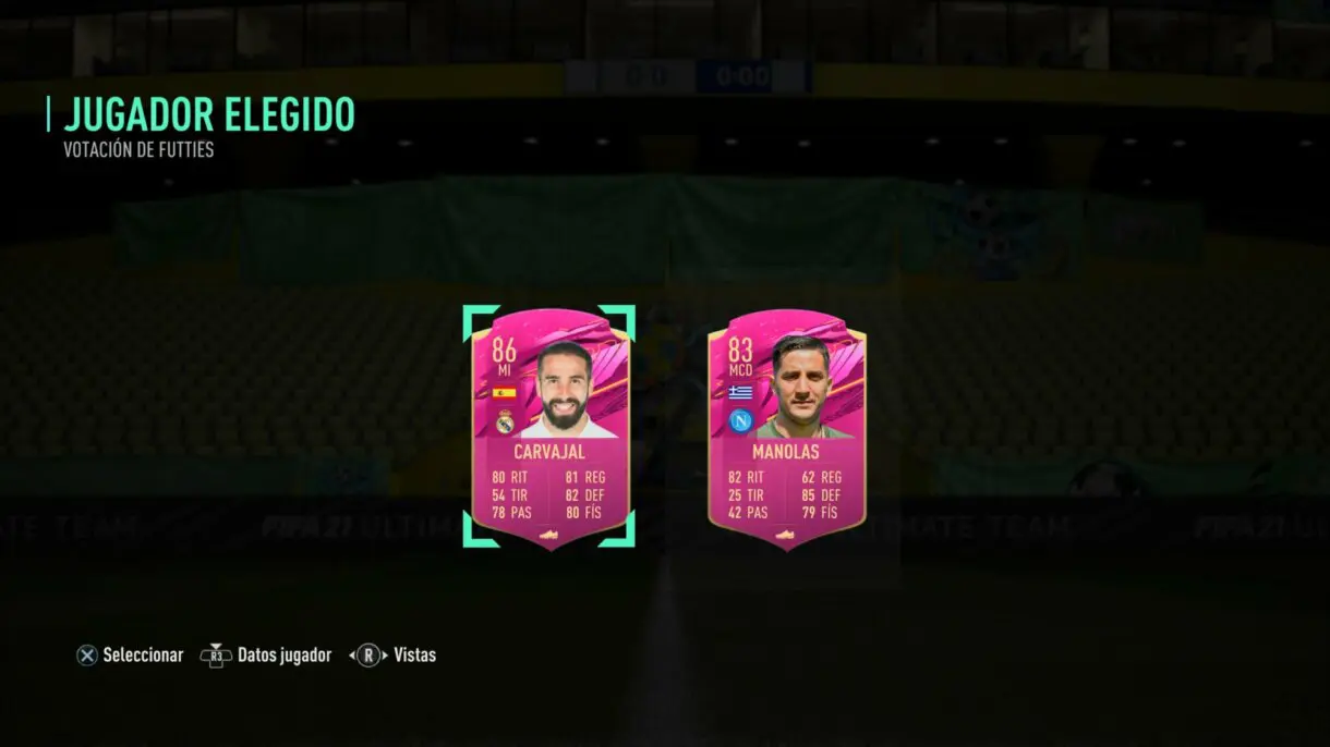 FIFA 21 Ultimate Team FUTTIES próximo evento primera votación