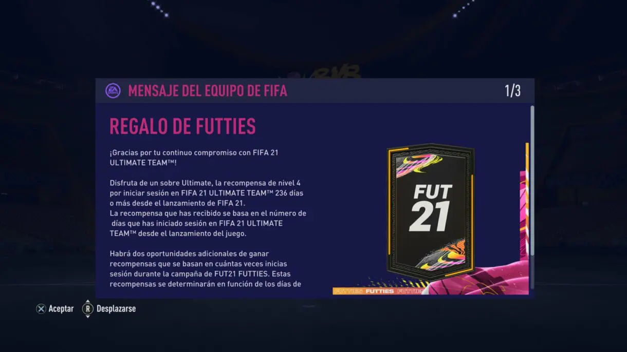 FIFA 21: así podemos conseguir muchos sobres gratuitos durante FUTTIES sobre de regalo.