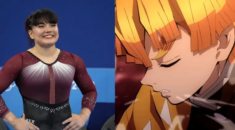 Imagen de Una gimnasta utiliza una versión 'fan-made' del tema de Zenitsu (Kimetsu no Yaiba) en su actuación de los JJOO