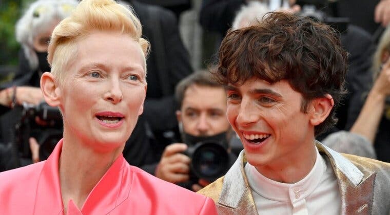 Imagen de La crónica francesa: Tilda Swinton decide bromear a su compañero de reparto en pleno Festival de Cannes