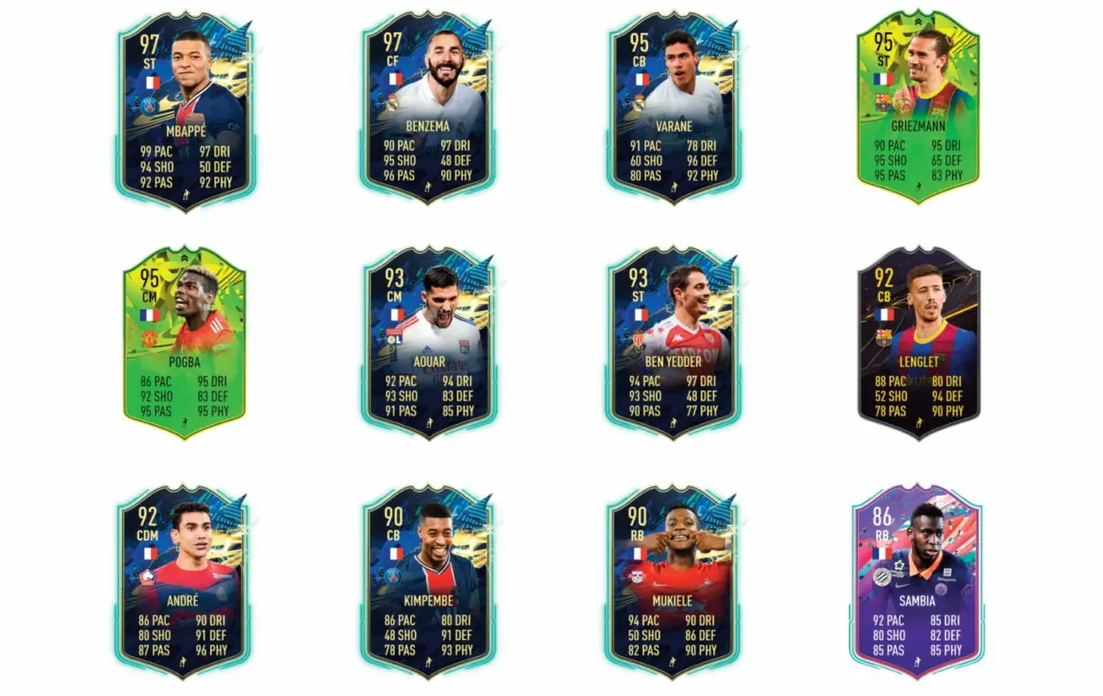Links naranjas por nacionalidad de Alessandrini FUTTIES. FIFA 21 Ultimate Team