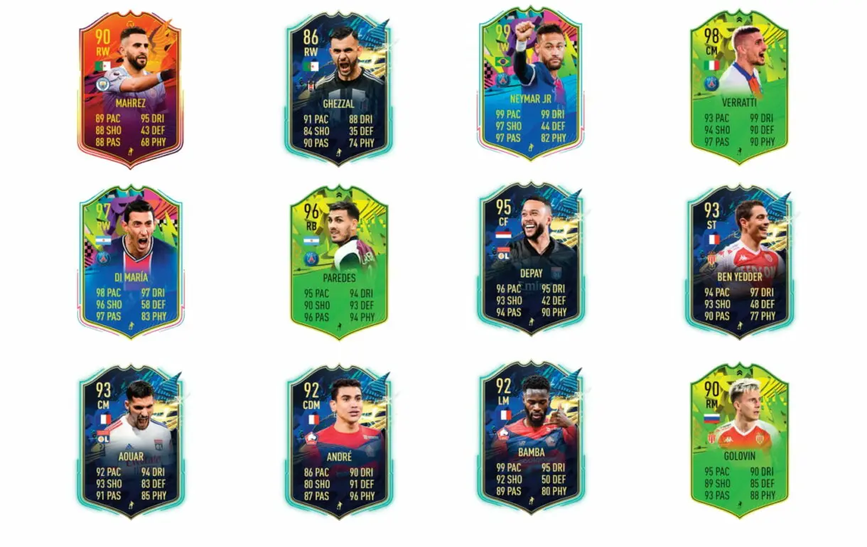 Links naranjas de Youcef Atal FUTTIES FIFA 21 Ultimate Team