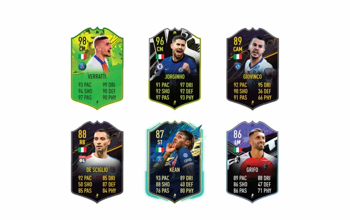 Links naranjas de Bonucci Summer Stars. FIFA 21 Ultimate Team