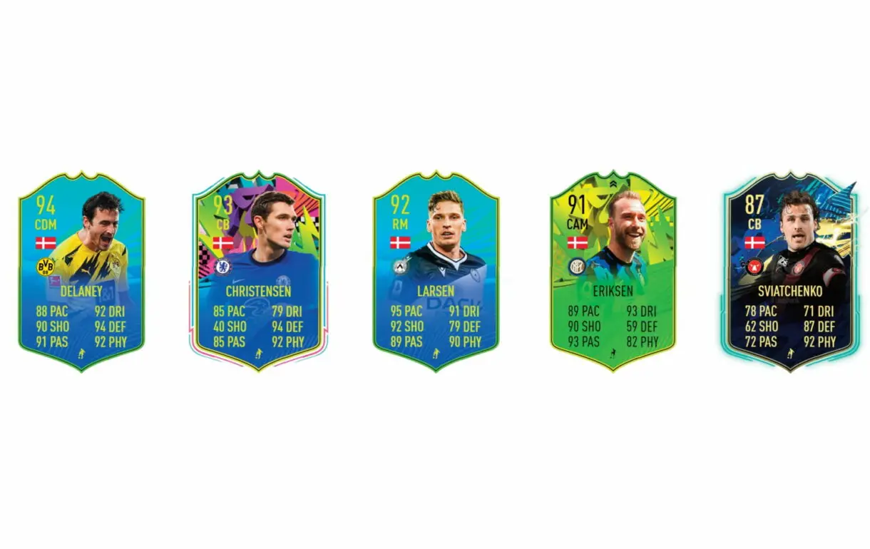 Links naranjas de Braithwaite Jugador de Nación. FIFA 21 Ultimate Team