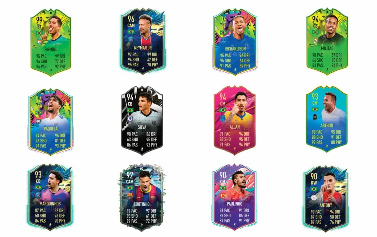 Links naranjas de Bruno Peres FUTTIES. FIFA 21 Ultimate Team
