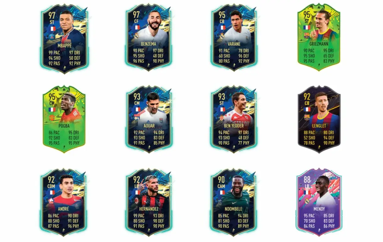 Links naranjas de Coman FUTTIES. FIFA 21 Ultimate Team