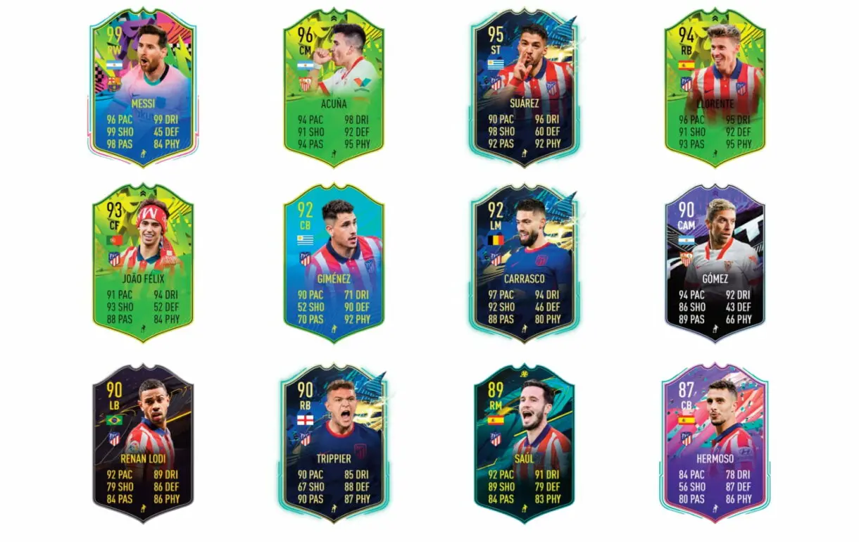 Links verdes de Correa Showdown. FIFA 21 Ultimate Team