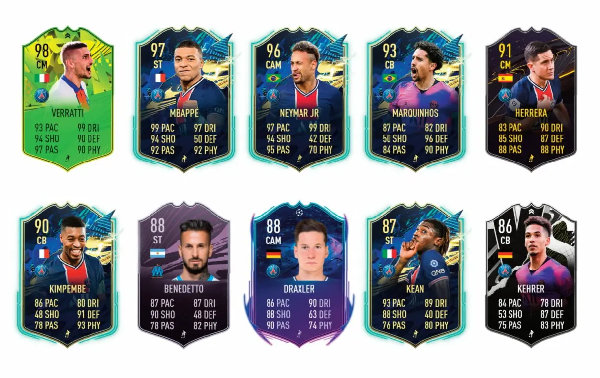 Links verdes Di María Summer Stars. FIFA 21 Ultimate Team