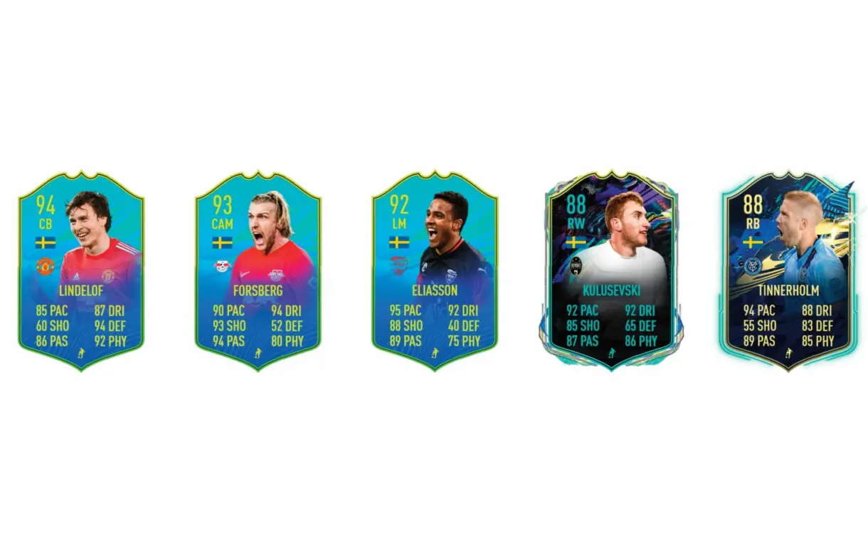 Links naranjas de Isak Summer Stars. FIFA 21 Ultimate Team