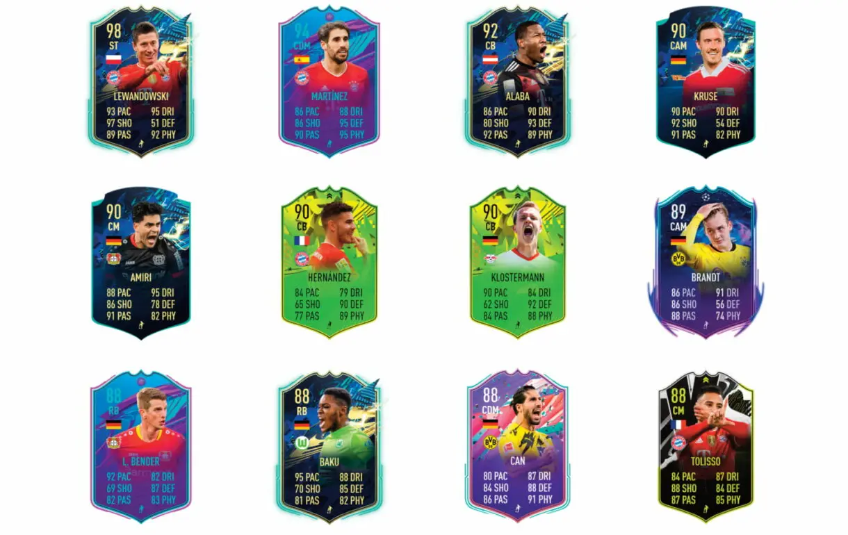 Links verdes de Kimmich Summer Stars. FIFA 21 Ultimate Team