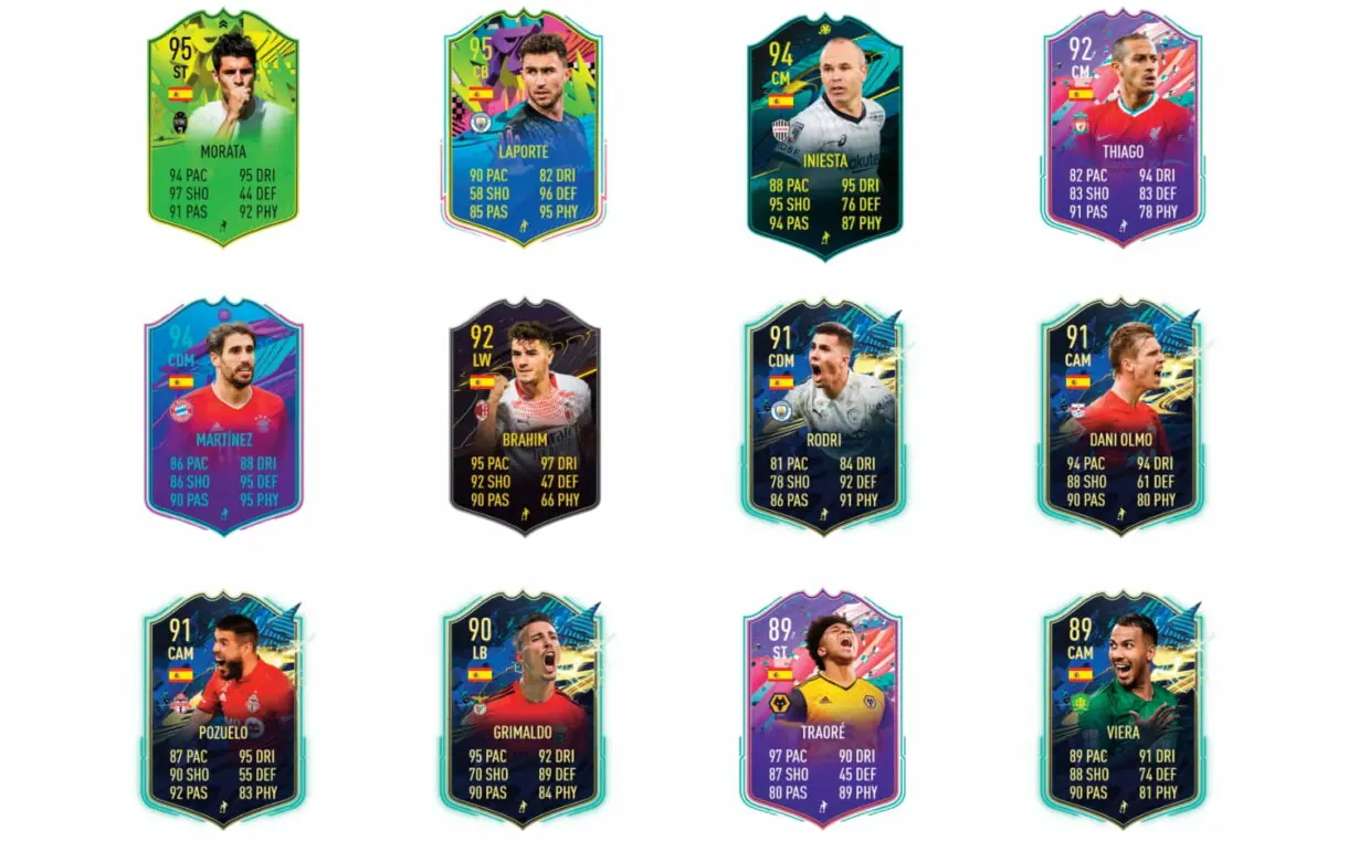 Links naranjas de Koke FUTTIES. FIFA 21 Ultimate Team