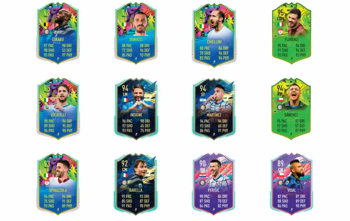 Links verdes de Pinamonti FUTTIES. Ultimate Team