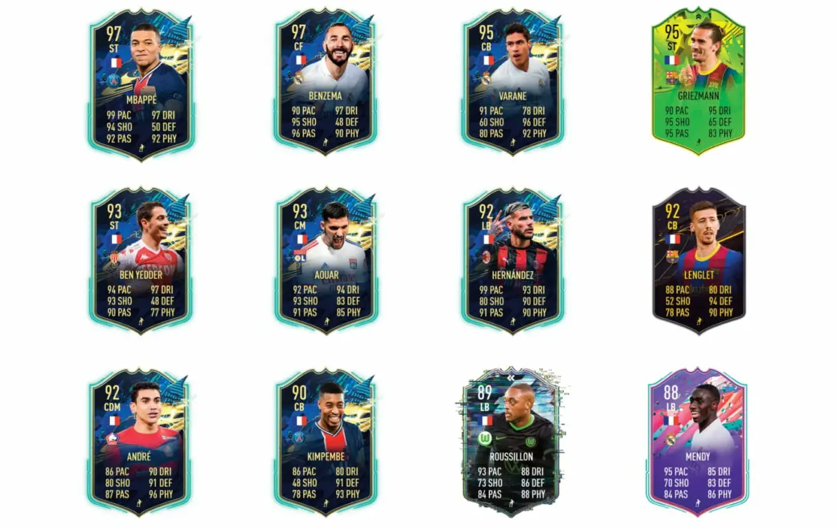 Links naranjas de Saint-Maximin FUTTIES. FIFA 21 Ultimate Team