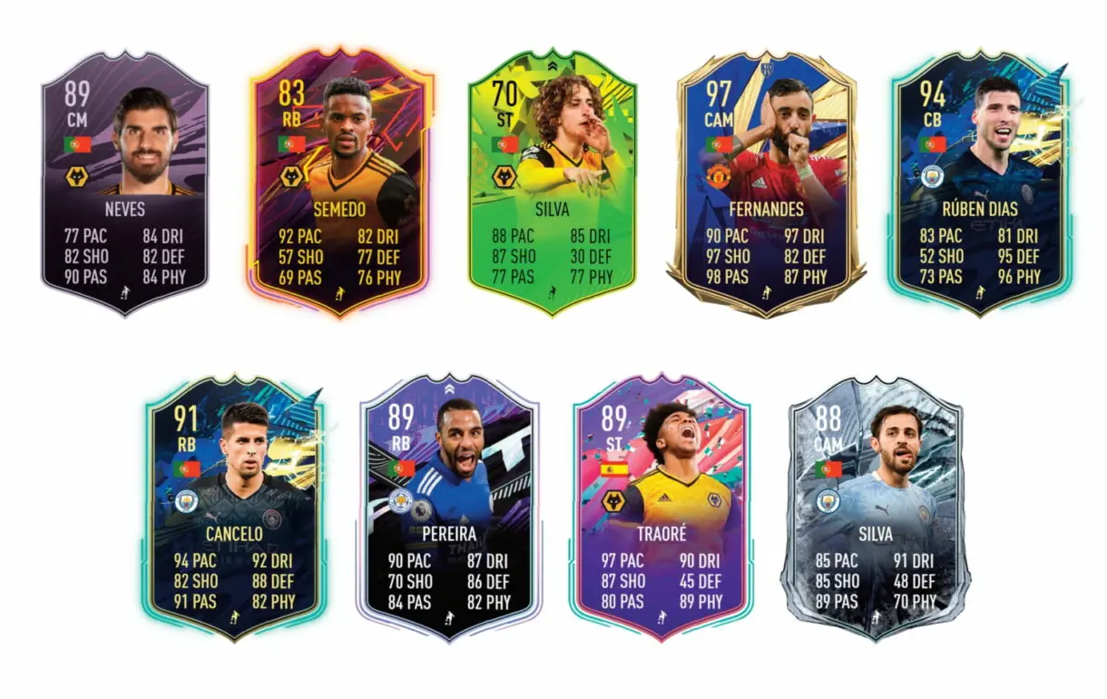 FIFA 21 Ultimate Team Recompensas Temporada 7 Podence Trasfondo links verdes