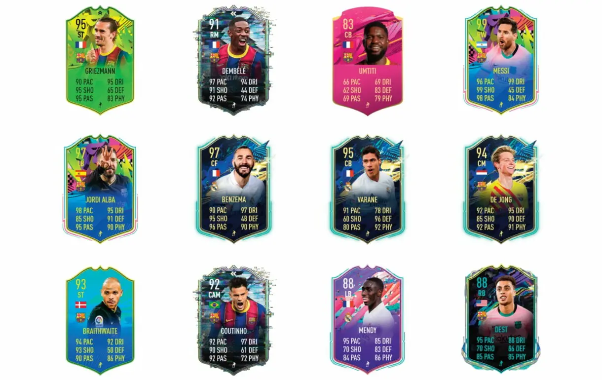 FIFA 21 Ultimate Team Recompensas Temporada 7 Lenglet Trasfondo links verdes