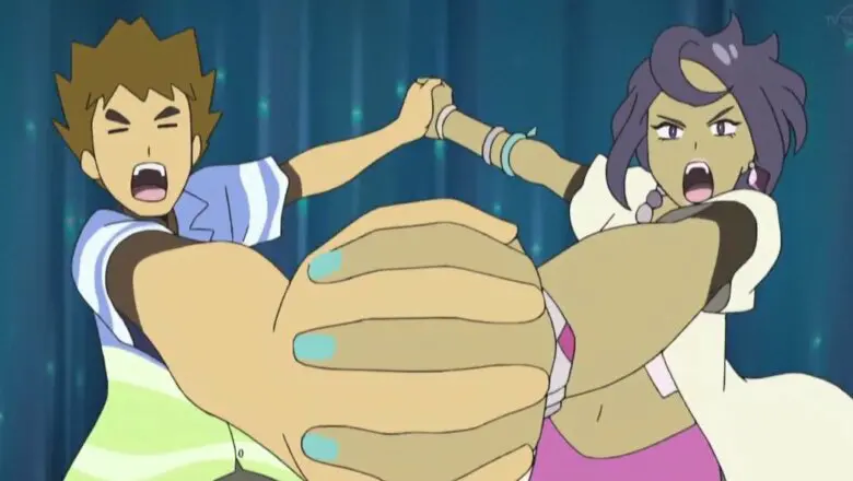 Mayla y Brock Pokemon