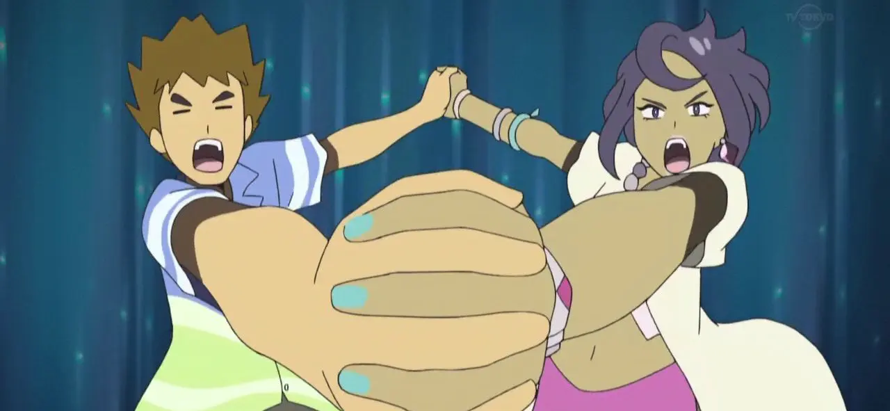 Mayla y Brock Pokemon