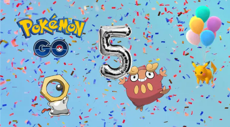 Imagen de Pokémon GO celebra su 5º aniversario con Pikachu Vuelo, Darumaka y Meltan