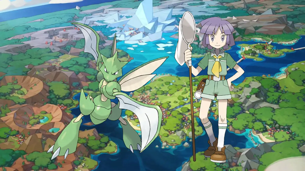 Pokemon Masters EX Anton y Scyther