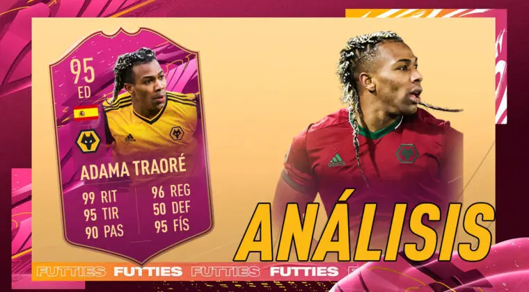 Imagen de FIFA 21: análisis de Adama Traoré FUTTIES gratuito. ¿Atacante top para Premier League y España?
