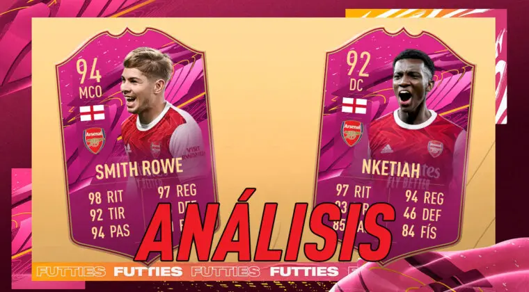 Imagen de FIFA 21: análisis de Nketiah y Smith-Rowe FUTTIES dúo dinámico gratuito. ¿Atacantes top de la Premier League?