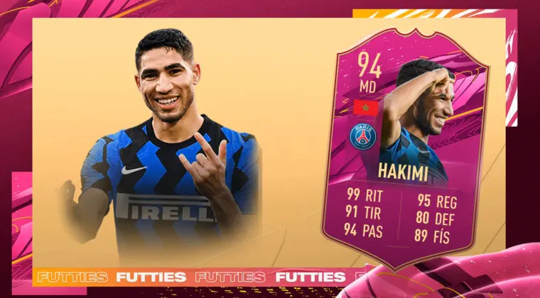 Imagen de FIFA 21: ¿Merece la pena Achraf Hakimi FUTTIES? + Solución del SBC