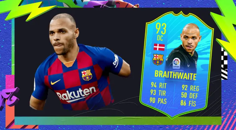 Imagen de FIFA 21: ¿Merece la pena Martin Braithwaite Jugador de Nación? + Solución del SBC