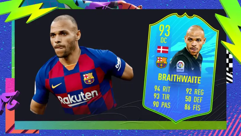 FIFA 21 Ultimate Team SBC Braithwaite Jugador de Nación FOF Dinamarca