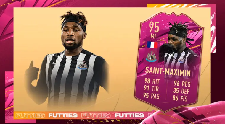 Imagen de FIFA 21: ¿Merece la pena Allan Saint-Maximin FUTTIES? + Solución del SBC