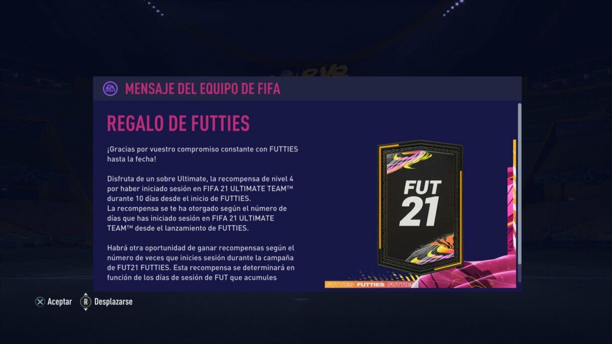 FIFA 21: reclama tu sobre gratuito y así podrás recibir otro próximamente Ultimate Team