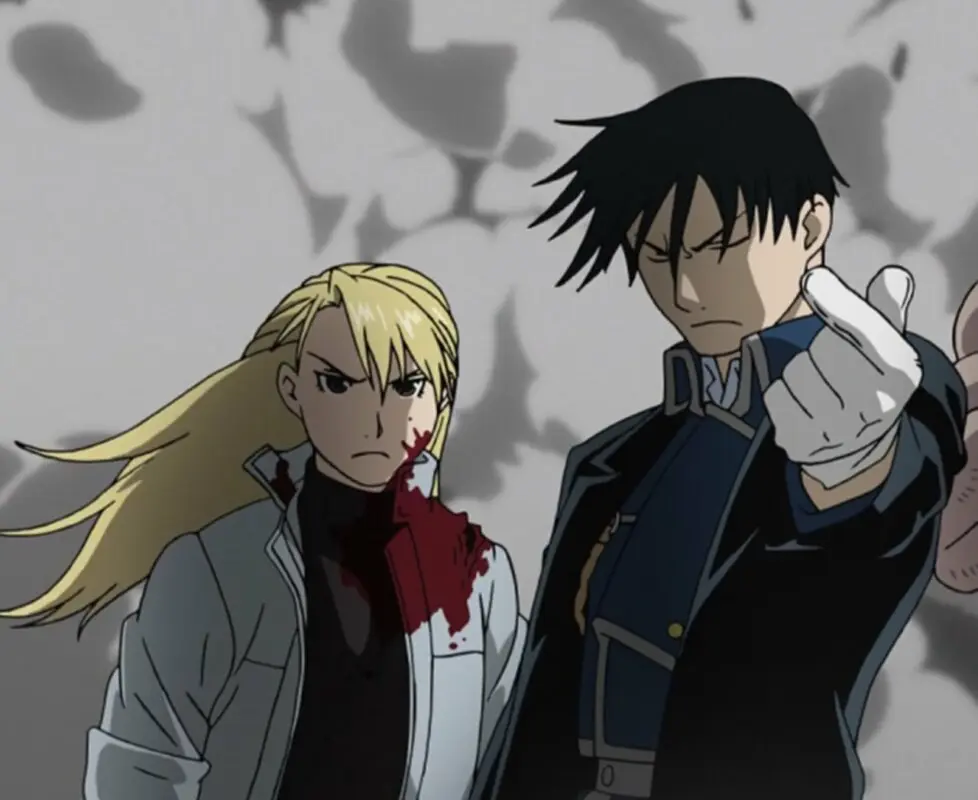 Roy Mustang Riza Hawkeye Fullmetal Alchemist