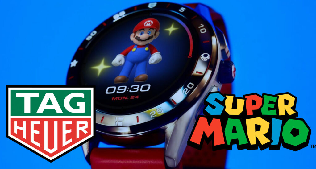super mario tag huer
