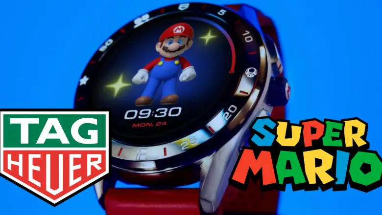 super mario tag huer