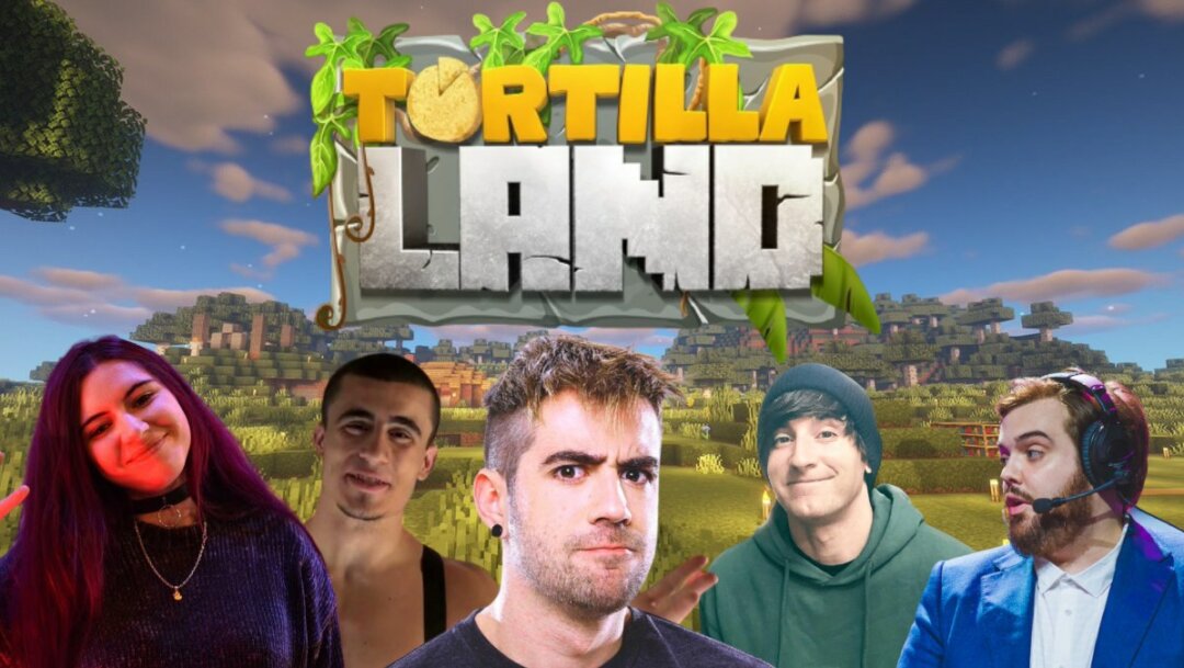 Todos los participantes de Tortillaland, la serie de Minecraft de