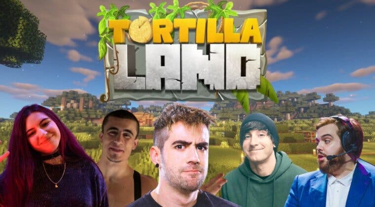 Imagen de Todos los participantes de Tortillaland, la serie de Minecraft de Auronplay con Ibai, Luzu y más