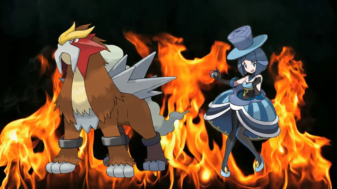 Vesper y Entei Pokemon Masters EX