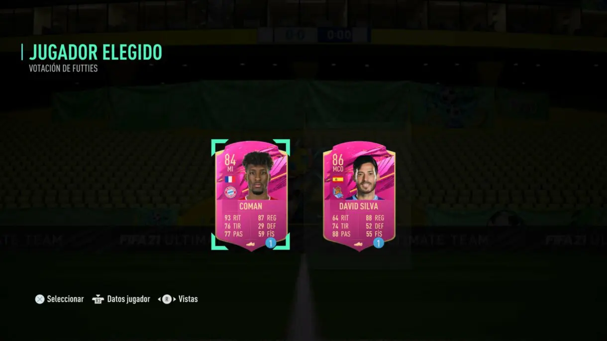 FIFA 21: nueva votación FUTTIES. David Silva podría llegar a cinco estrellas de pierna mala, pero se enfrenta a un rival complicado Ultimate Team