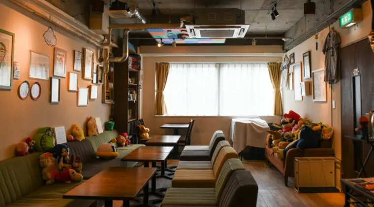 Imagen de 84, la cafetería secreta de Nintendo que sirve como museo, abre las puertas de cara al público