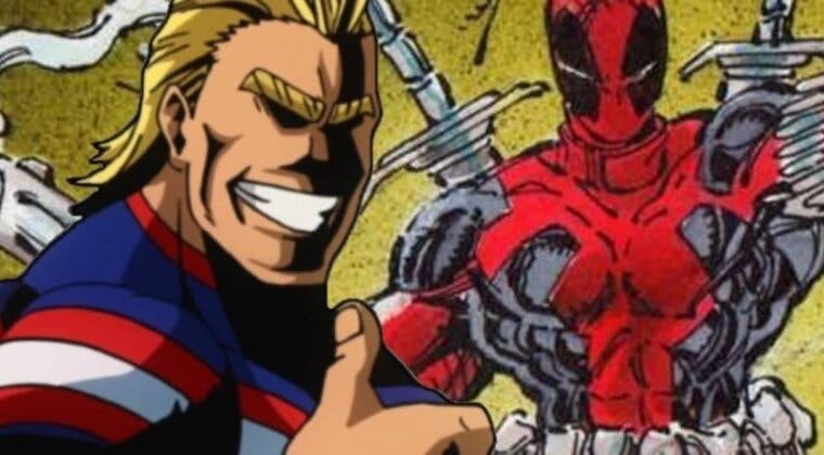 Imagen de Así es el manga de All Might (Boku no Hero Academia) y Deadpool que posiblemente no conozcas