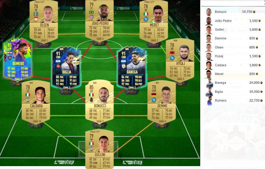 FIFA 21 Ultimate Team SBC Elección de jugador 88+ Player Pick