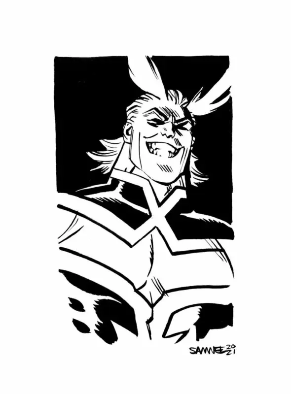all might marvel boku no hero academia