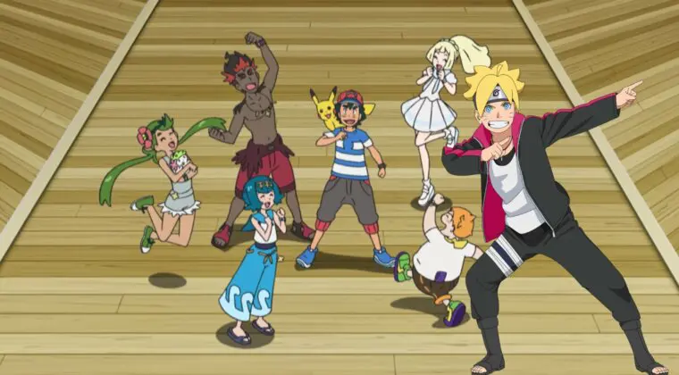 Imagen de Boruto sale en el anime de Pokémon, aunque no como esperas
